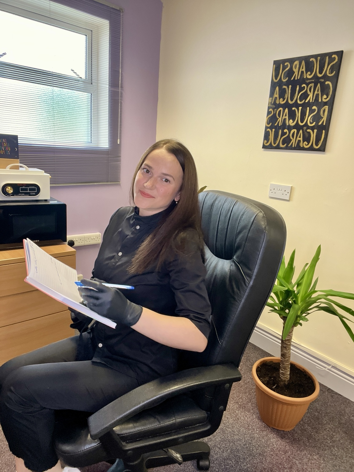Rita at her waxing studio in Castlebar